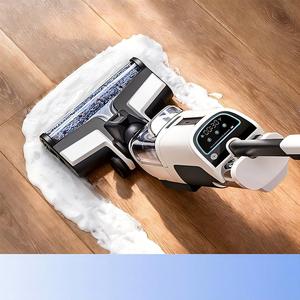 <span class=keywords><strong>Aspirateur</strong></span> autonettoyant sans fil HEPA autopropulsé <span class=keywords><strong>eau</strong></span> et poussière avec réservoir d'<span class=keywords><strong>eau</strong></span> de 680 ml, assistant vocal et écran LED pour hôtel allemand - Product Image 3