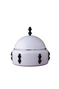 Chauffe-Plat de Luxe en Laiton avec Couvercle, Plat de Service Chafing Dish Arabe Décoratif pour Traiteur, Pot Chaud, Vaisselle de Table pour Hôtels et Restaurants - Product Image 5