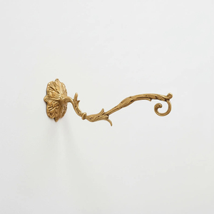 Heavy Duty Rustic Cast Brass <b>Wall</b> Hook Vintage Metal <b>Hanger</b> for Entryway Bathroom Farmhouse Home Decor & Storage Heavy Duty - Product Image 3