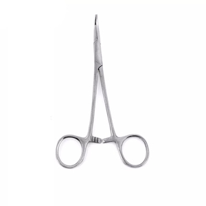 Instruments chirurgicaux de base : Pinces hémostatiques, Pinces moustiques courbées et droites, Porte-aiguilles 13 cm, finition polie, satinée, mate. - Product Image 3