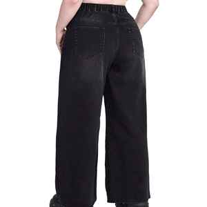 Pantalones Vaqueros Anchos Personalizados para Hombre, Estilo Y2K Gótico, con Estampado Cyber Sigilism, Pantalones de Mezclilla Hip Hop, Ropa Urbana Grunge - Product Image 3