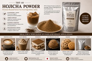 Bearable Rates Fabulous Quality <b>Roasted</b> Hojicha Powder Kagoshima Latte Dessert Bakery 1kg Green Tea Wholesale - Product Image 4