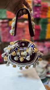 Indian Handmade Embroidery Potli Pouch for <b>Bridesmaids</b> Wedding Return Gift <b>Clutch</b> <b>Bag</b> Bulk Suppliers - Product Image 5