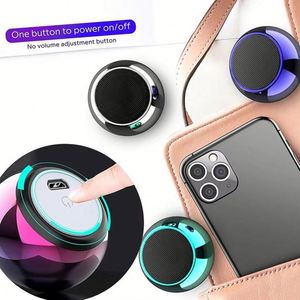 JW3655 High Quality M3 Bass <b>Mini</b> Plating Loud <b>Speakers</b> Outdoor Sports Portable Round Small Wireless <b>Speaker</b> for Mobile Phone - Product Image 4