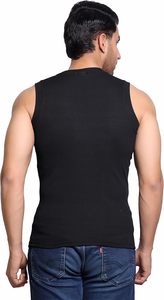 Camiseta Deportiva de Algodón Acanalado para Hombre, Sin Mangas, Sin Costuras, Ropa Deportiva, Material Peinado Anillado, Venta al por Mayor India - Product Image 2