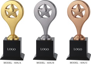 โล่รางวัลไม้พรีเมียม โล่โลหะและไม้ รางวัลเกียรติยศแบบกำหนดเอง ถ้วยรางวัลเฉลิมฉลองสำหรับความเป็นเลิศในสำนักงานและโรงเรียน - Product Image 2