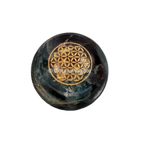 Mayorista de Esferas de Cristal con Grabado del Árbol de la Vida, Bolas de Fluorita, Gemas Energéticas Curativas Naturales - Product Image 1