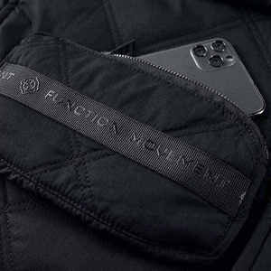 Custom Men Techwear Quilted Tactical <b>Jacket</b> Urban Streetwear Cyberpunk Utility Multi-Pocket <b>Padded</b> Windbreaker Outdoor Coat - Product Image 5