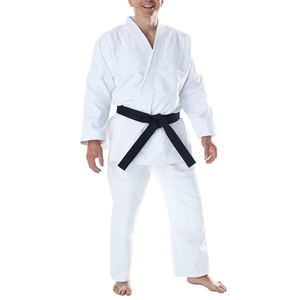 Traje de Jiu Jitsu Ligero 100% Algodón del Fabricante OEM, Uniforme de Judo con Logotipo Frontal a Precio de Mayoreo - Product Image 1