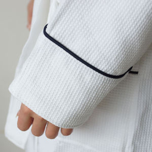 Nesta Sports 2025 Nuevo Bata de Baño Estilo Hotel Spa, 100% Algodón, con Logotipo Bordado Personalizado para Hombre y Mujer - Product Image 5