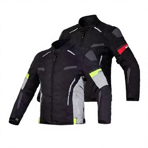 Unisex Full Sleeve <b>Motorcycle</b> <b>Jacket</b> Windproof Quick Dry Color Block Black Gray Red Yellow Riding <b>Jacket</b> - Product Image 2