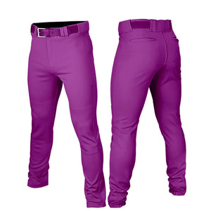 Pantalon de baseball décontracté unisexe personnalisé de haute qualité, respirant, avec logo imprimé par transfert thermique sur le devant, confortable, vente en gros - Product Image 6