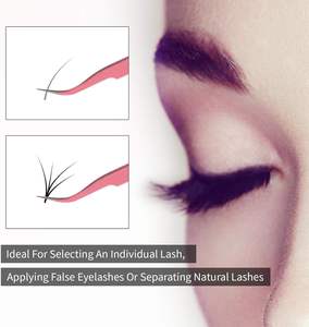 Pinzas de Acero Inoxidable para Pestañas con Logotipo Personalizado, Agarre Nano Antiestático y Duradero para Extensiones de Pestañas - Product Image 5