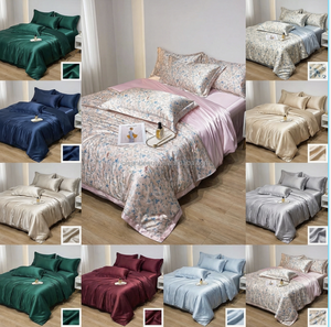 Juegos de cama al por mayor con aspecto de seda satinada, estilo hotel de lujo, EE. UU. y UE - Product Image 3