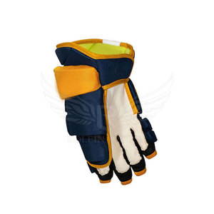 Gants de hockey sur glace renforcés de haute qualité avec design confortable du paume en cuir et fonctionnalités intelligentes - Product Image 3