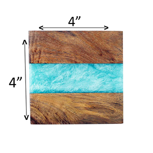 Custom Wooden <b>coaster</b> <b>Drinks</b> Mats square Wedding Coffee Tea Cup Beer <b>coaster</b> Holder Epoxy Resin Wood <b>Coasters</b> Set with Holder - Product Image 6