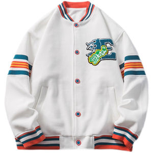 High Demanding Men's Black Varsity Jacket with Wool Body Embroidered Logo Stripes Baggy Oversized Long <b>Winter</b> Canvas Jacket 2026 - Product Image 1