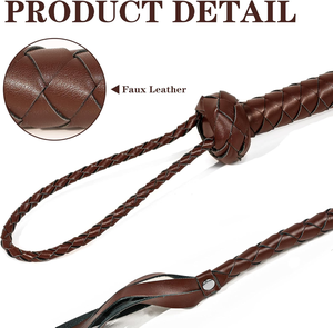 Fouets de course pour chevaux en nylon de qualité supérieure, faits à la main, antidérapants, à prix abordable, doux au toucher, fouet de chasseur - Product Image 5