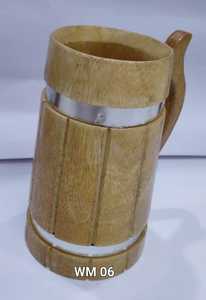 Eco-Friendly Polished Wooden Viking <b>Mug</b> with Hand Carved Engraving and Animal Design-Valentine's Day & Halloween Gift - Product Image 4