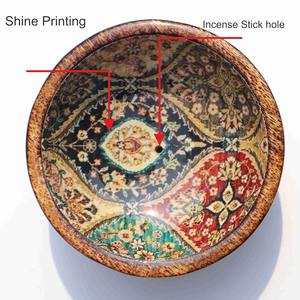 Quemador de incienso Mubkhar árabe hecho a mano en India, de madera y metal, para Bakhoor, con diseño de moda y para velas bajas - Product Image 2