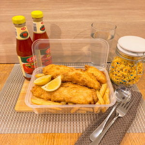 Conteneur alimentaire en PP pour micro-ondes de 900 ml avec couvercle, réutilisable, qualité congélateur, biodégradable, compostable, recyclable, respectueux de l'environnement - Product Image 2