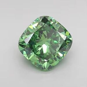 Diamante Suelto de Laboratorio CVD Modificado, Corte Cojín Verde Elegante, 1.00CT VS1 Certificado, para Anillos y Colgantes - Product Image 5