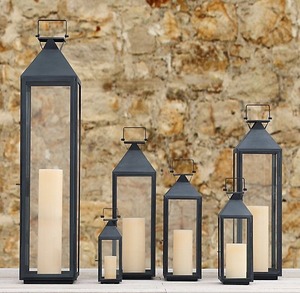 Farolillo Metálico Decorativo con Luz de Vela, Ecológico, Decoración Interior, Forma Cuadrada, Buena Calidad, Uso para Adultos, Ramadán, Portátil, M F - Product Image 4