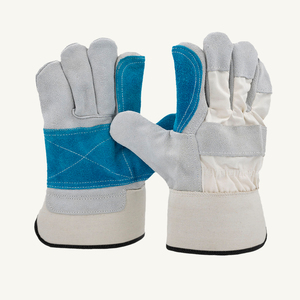 Gants de travail en cuir de vachette, gants de sécurité, tissu de haute qualité, légers, respirants, à lacets, gants de boxe à doigts entiers - Product Image 3