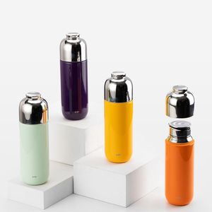 Elegante Thermos per Tè da 370ml in Acciaio Inox con Rivestimento in Titanio Viola, Infusore per Bevande Calde e Fredde - Product Image 4