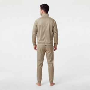 Ensemble de survêtement pour homme 100% nylon, veste coupe-vent à fermeture éclair intégrale, col montant, pantalon de sport, vêtements décontractés légers - Product Image 6