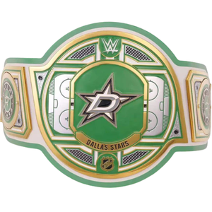 Ceinture de championnat des Dallas Stars de la LNH, personnalisable, de haute qualité, verte et dorée, ceinture sportive personnalisée, ceinture de champion, édition de collection - Product Image 5