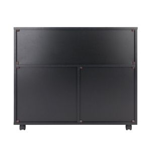 Halifax sistema armadio nero Organizer con 3 piccoli e 2 ampi cassetti ampio armadio di stoccaggio - Product Image 6