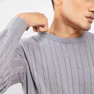 Pull en tricot décontracté pour homme, automne-hiver, grande taille, manches longues, couleur unie, pull à col rond, taille plus, motif cachemire - Product Image 6