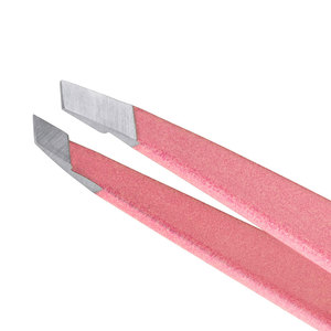 Pinzas de Acero Inoxidable para Cejas, Punta Inclinada de Precisión, Herramienta de Depilación Facial, Venta al Por Mayor - Product Image 5