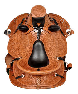 Y & Z Premium en cuir véritable Western Roping Ranch Horse Selle Tack Set Durable Wade WS LTR_255 Seat 14 "-18" Plusieurs couleurs - Product Image 3