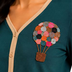 Manufacturer Womens Teal and <b>Beige</b> Long Sleeve Crop <b>Cardigan</b> Wide Leg Pajama Set Soft Breathable Lounge Sleepwear Custom OEM - Product Image 5