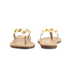 Sandales à talons décontractées beiges pour femmes CL2000 - Product Image 2