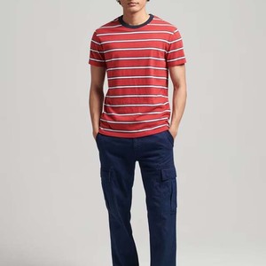<b>Striped</b> Design New Fashion Style Cheap Price Summer Casual Wear O Neck Top Quality Cotton Jerseys <b>Men's</b> <b>T</b> <b>Shirts</b> - Product Image 3