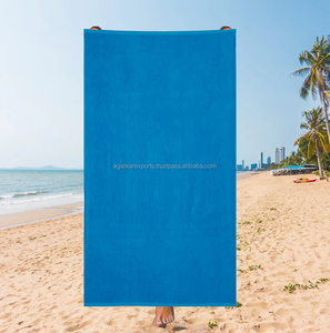 Serviettes de camping personnalisées imprimées étoile de mer, serviettes de plage en tissu éponge, fournisseur en gros - Product Image 2