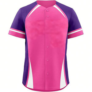 Maillot de baseball unisexe respirant personnalisable avec numéro, haute qualité, vente chaude - Product Image 6