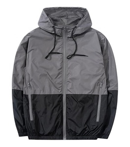 Chaqueta Cortavientos Informal para Hombre, con Cierre, Transpirable, Forro de Malla, Ligera y Personalizada, Chaqueta de Primavera para Hombre - Product Image 1