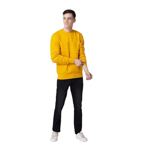 เสื้อสเวตเชิ้ตคอกลมแบบหลวม ตัดเย็บด้วยผ้าริบคุณภาพสูง สำหรับฤดูหนาว รับผลิตตามสั่ง (OEM) ขายส่งแบบไม่มีลาย - Product Image 6