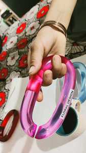 Cadena de eslabones grandes de resina acrílica, cadena de eslabones gruesos de resina efecto mármol, colgador de cadena por Abdul Rehman Enterprises - Product Image 2