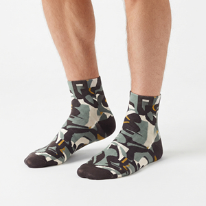 Calcetines Deportivos de Algodón Transpirable para Hombre, Sublimados, al por Mayor, con Diseño de Logotipo Personalizado para Fitness y Running - Product Image 1