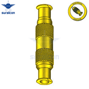 Adaptador de Transferencia Quirúrgico de Acero Inoxidable con Conexión Luer Lock de 3 cm / 1-1/4 Pulgadas, Acabado Dorado, para Jeringas y Liposucción - Product Image 6