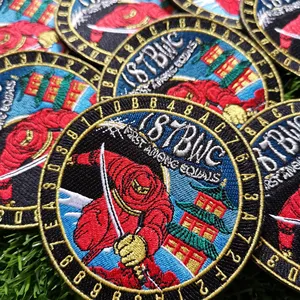 Mountain Iron <b>Patch</b> 3.5" Iron Embroidered Made in pakistan for Clothing Dress Jeans Hat <b>Backpacks</b> Jackets - Product Image 2