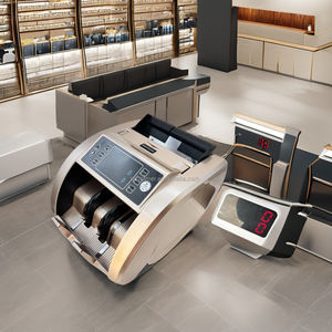 Machine à compter les billets SM-3000V avec détecteur de faux billets, détection multi-devises, billets pakistanais PKR, AED, USD, <span class=keywords><strong>EUR</strong></span>, compteur de valeur mixte - Product Image 2