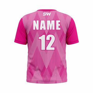 Camisetas deportivas personalizadas por sublimación para hombre, fabricadas en fábrica, de alta calidad, transpirables y de secado rápido, a la venta. - Product Image 5