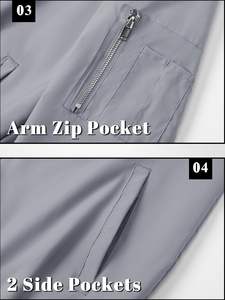 Chaqueta de franela a cuadros con cuello levantado de manga larga para hombre, suave, cálida, cómoda, elegante, abotonada para oficina al aire libre, uso diario - Product Image 3