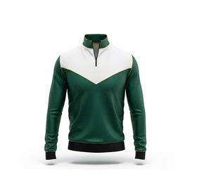 Sudadera con Cierre de Cremallera de un Cuarto para Hombre, Sublimada, Fabricante de Ropa Deportiva para Hombre, Mujer y Jóvenes, de Secado Rápido, para Equipos - Product Image 2